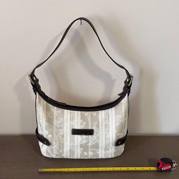 LONGCHAMP Shoulder bag   Leather/Canvas - Picture 1 of 10
